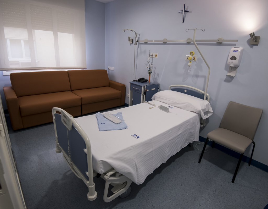 habitación hospitalización
